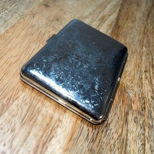 Silver Metal Card Holder